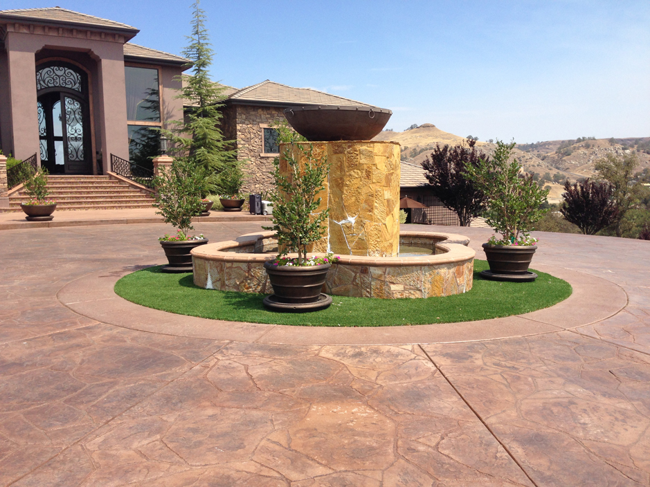 Artificial Grass Carpet Village Green-Green Ridge, Pennsylvania, Front Yard Design